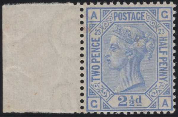 135662 1881 2½D PALE BLUE (SG157) PL.23 MINT EXAMPLE.