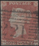 135725 1848 1D PL.78 (SG8)(SG CONSTANT VARIETY 'S' INVERTED SPEC BS67b).