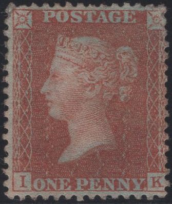 135740 1856 DIE 2 1D PL.43 (SG29)(IK) GOOD UNUSED.