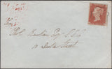 135923 1843 MAIL USED IN EDINBURGH WITH 1D PL.19(SG8) AND FINE EDINBURGH MALTESE CROSS.