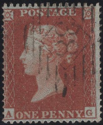 136016 1854 DIE 1 1D PL.193 (SG17)(AG) DOUBLE PERFORATION (SPEC C1i).