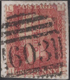 136054 1868 1D PL.112 (SG43)(IL) 'O.U.S.' OVERPRINT VARIETY 'OVERPRINT DOUBLE' (SPEC PP223a).