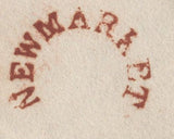 136102 1831 MAIL NEWMARKET TO DAVENTRY WITH 'NEWMARKET' CIRCULAR HAND STAMP WITH MILEAGE ERASED (SK282).