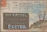 136261 1918 FIRST WORLD WAR HAND PAINTED CORRESPONDENCE (15 ITEMS) FROM VARIOUS 'FIELD POST OFFICES' TO THE ANGEL FAMILY IN EXETER.