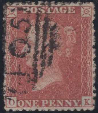 136372 1856 DIE 2 1D PL.27 (SG29)(OK GOTHIC K SPEC C8j).