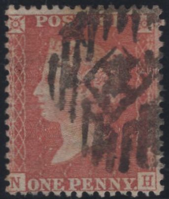 136373 1856 DIE 2 1D PL.25 (SG29)(NH).