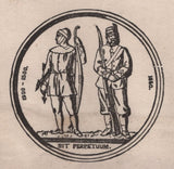 136829 CIRCA 1870 NEWSPAPER WRAPPER 'PER BOOK POST' FROM 'National Rifle Association' LONDON TO WOOTTON BASSETT.