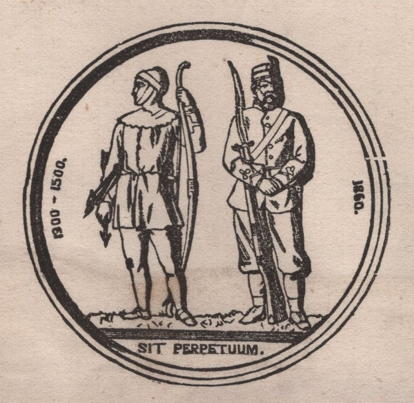 136829 CIRCA 1870 NEWSPAPER WRAPPER 'PER BOOK POST' FROM 'National Rifle Association' LONDON TO WOOTTON BASSETT.