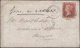 136914 1865 UNDELIVERED LOCAL MAIL HERTFORD TO BENGEO.