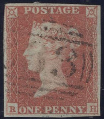 137131 1849 1D PL.93 (SG8)(RH).