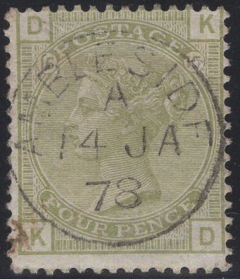 137553 1877 4D SAGE-GREEN PL.15 (SG153) SUPERB USED.