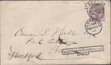 137763 1900 UNDELIVERED MAIL LONDON TO BENGEO, HERTS WITH 'Insufficiently addressed/359' INSTRUCTIONAL.