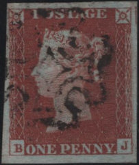 138035 1843 1D PL.40 (SG8)(BJ) FINE TO VERY FINE USED.