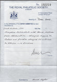 138400 1841 UNPAID MAIL LONDON TO RHEIMS WITH FINE STRIKE BLACK MALTESE CROSS WHERE STAMP SHOULD HAVE BEEN.