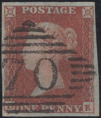 138878 1849 1D PL.96 (SG8)(DE) FINE USED.
