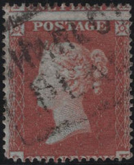 138920 1854 DIE 1 1D RES.PL.4 (SG17)(QK) MISPLACED SHEET VARIETY, USED.