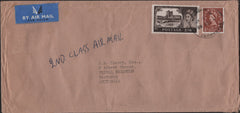 138979 1968 AIR MAIL AYLESBURY, BUCKS TO AUSTRALIA WITH 2/6 CASTLE.