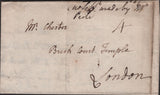 139235 1777 MAIL GAINSBOROUGH TO LONDON WITH 'GAINS/BOROUGH' HANDSTAMP (LI321).