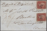 139369 1844 REGISTERED MAIL ALFRETON, DERBYS TO DARLINGTON.