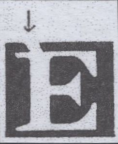 139585 1845 1D PL.55 (SG8)(EG) WITH 'E' FLAW (SPEC BS44g).