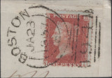 139696 COLLECTION 'BOSTON/94' SIDEWAYS DUPLEX TYPE II 1856-1857, EIGHT ITEMS.