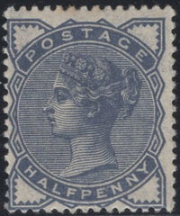 140054 1883 ½D SLATE-BLUE (SG187) FINE MINT.