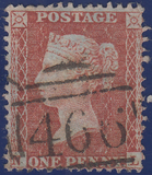 105386 - PL.1 MATCHED PAIR LETTERED NL LARGE CROWN WATERMARK (C6) INVERTED AND UPRIGHT.