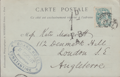 106692 - 1904 UNDERPAID MAIL ALGERIA TO LONDON.