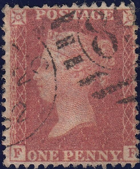 109225 - PL.57 MATCHED PAIR LETTERED FF PERFORATION 16 (SG36) AND PERFORATION 14 (SG40).