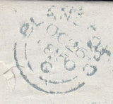 111015 - 1850 1D (SG8) ON COVER CANCELLED STURMINSTER UDC.