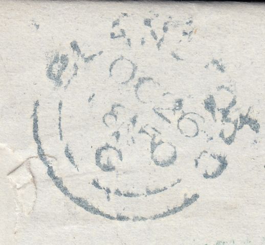 111015 - 1850 1D (SG8) ON COVER CANCELLED STURMINSTER UDC.