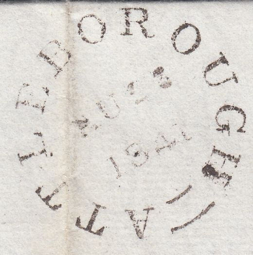 111769 - 1D RED PL.XI (SG7)(OL) ON COVER USED WITHIN NORFOLK.