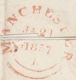 114523 1837 MANCHESTER/"ASHTON UNDER LINE" PENNY POST HAND STAMP (M264).