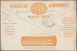 116196 1897 'SCHULTZE GUNPOWDER' ADVERTISING ENVELOPE.