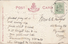 117666 1908 DORSET/'PORTLAND HARBOUR' SKELETON STYLE DATE STAMP.