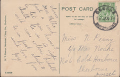 121554 1914 OBORNE/SHERBORNE RUBBER DATE STAMP ON MAIL LOCAL USAGE.