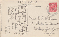 121736 1923 EAST ORCHARD/DORCHESTER RUBBER DATE STAMP TO LONDON.