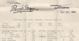 121759 1927 ADVERTISING MAIL DORCHESTER TO LONG BREDY WITH CONTENTS.