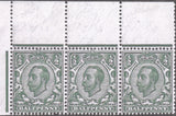 122320 1912 ½D DOWNEY DIE 2 WATERMARK SIMPLE CYPHER (SG344) VARIETY 'WHITE SCALES' (SPEC N5k).