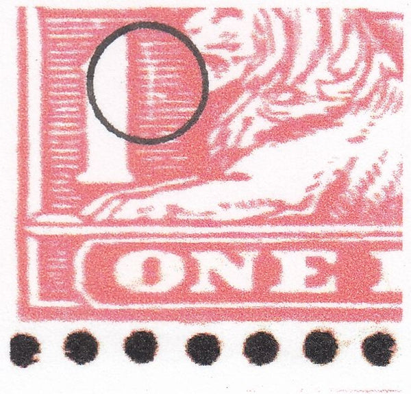 122720 1911 1D DOWNEY DIE 1B WATERMARK CROWN (SG329) CONTROL A 11 STRIP OF THREE WITH VARIETY N8g.