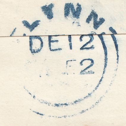 125201 1852 WRAPPER SNETTISHAM (NORFOLK) TO LYNN WITH 'SNETTISHAM/PENNY POST' HAND STAMP (NK360).