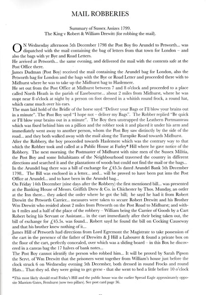 127012 'THE POST OF HASLEMERE' BY PETER MOOREY.