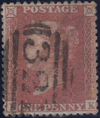 128594 1856 DIE 2 1D PL.29 (SG29)(KK) WITH GOTHIC K (SPEC C8j).