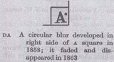 128768 1857 1D PL.36 (SG40)(DA) SHOWING ABSENCE OF A FLAW IN 'A SQUARE'.