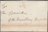 131451 1785 MAIL USED IN LONDON WITH 'WILLIAMS' CIRCULAR RECEIVER'S HAND STAMP (L375).