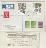 131688 COLLECTION OF 'CHILDS ERCALL' SHROPSHIRE CANCELLATIONS 1905-1988 (9 ITEMS).