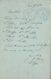 132442 1880 MAIL PARIS TO WHITFIELD KING, STAMP DEALER IN IPSWICH.