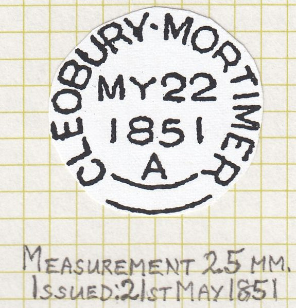 132776 COLLECTION OF ENVELOPES/CANCELLATIONS FROM THE VILLAGE OF CLEOBURY MORTIMER, SHROPSHIRE.