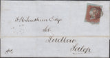 132903 1849 MAIL LONDON TO LUDLOW WITH 'LUDLOW/3' SKELETON HAND STAMP (SH268).