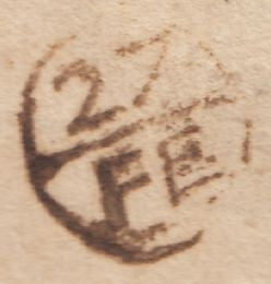 132952 CIRCA 1708-1713 MAIL FROM SHIFNAL, SHROPS TO LONDON WITH 'SHEFFNALL' HAND STAMP (SH491).